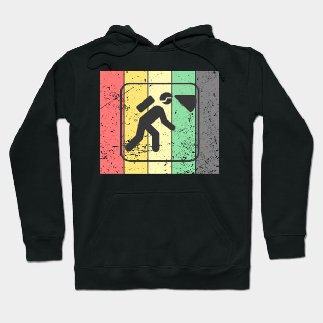 Vintage Retro Spelunking Man Hoodie by KawaiiForYou